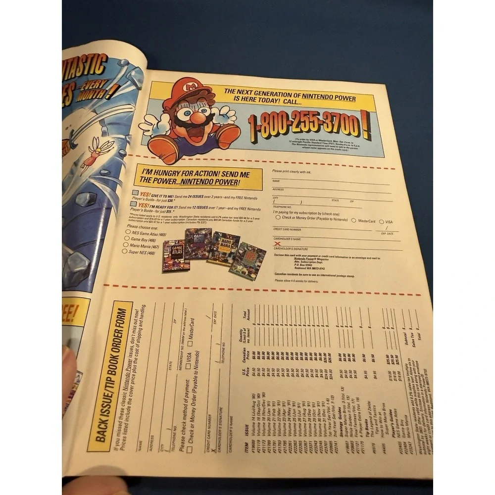 Nintendo Power Magazine Volume 32 Super Castlevania IV With Poster & Inserts!